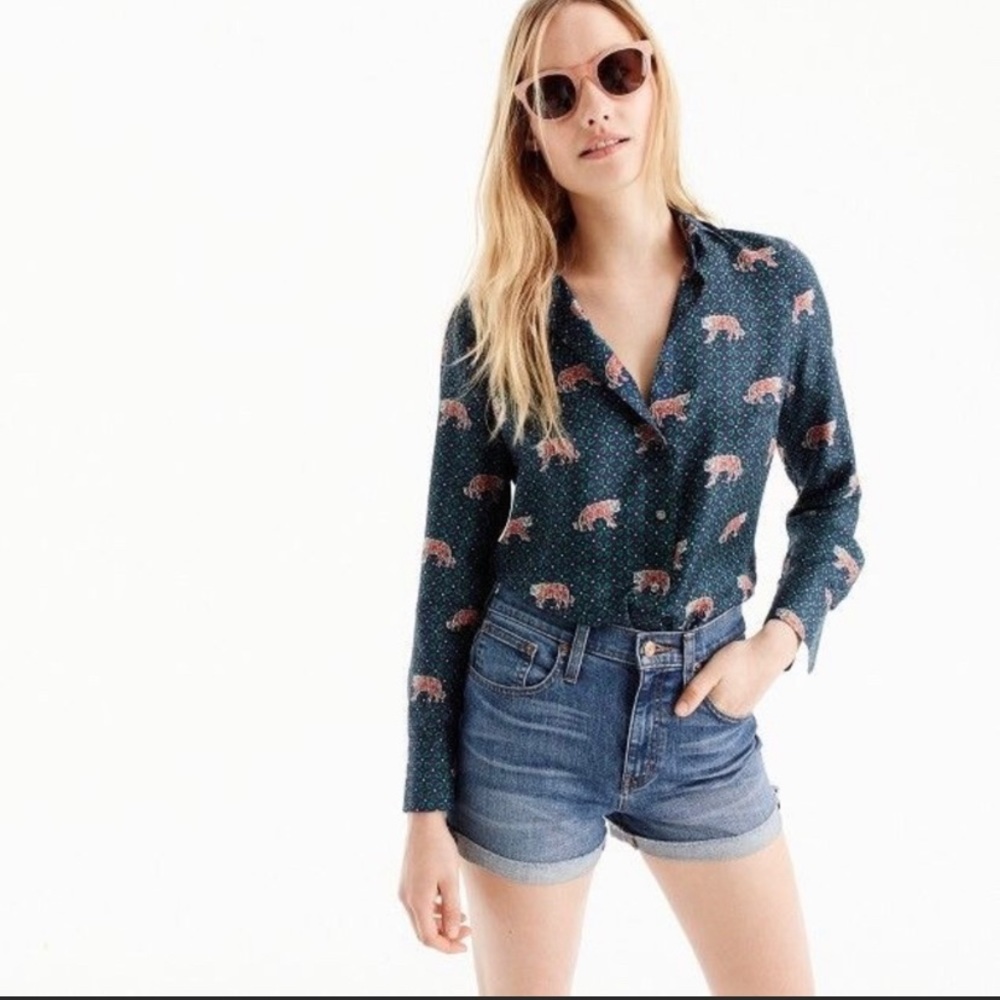 Silk Button Down
